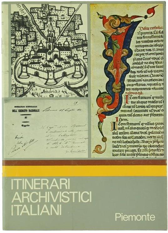 Itinerari Archivistici Italiani. Piemonte - copertina