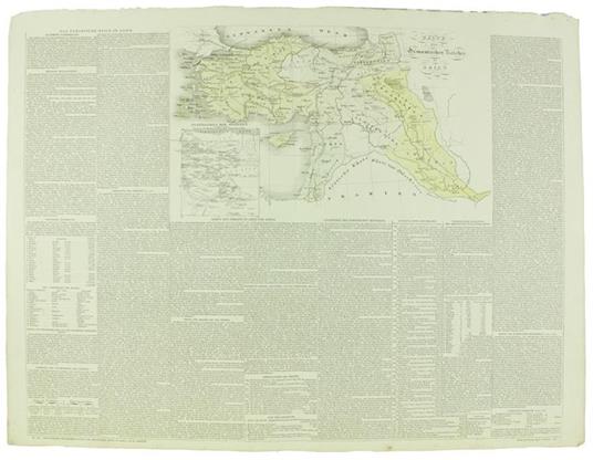 Karte Des Osmanischen Reiches In Asien. Historisch-Geographisc-Genealogischer Atlas, No. Xl - Le Sage - copertina