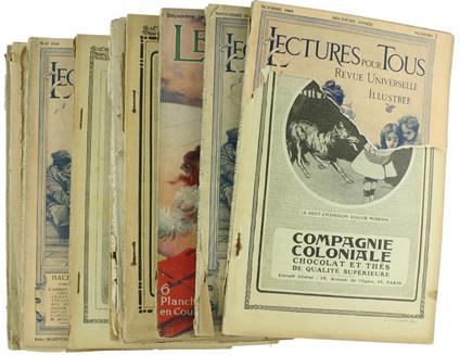 Lectures Pour Tous. Douzième Année. 1909. 1910 - copertina