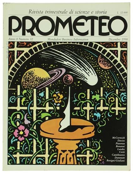 Prometeo. Rivista Trimestrale Di Scienze E Storia. Anno 8. No. 32 (Dicembre 1990) - copertina