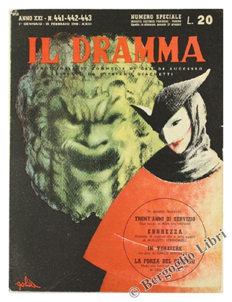 Tragedia E Commedia (Tavola Originale) - Golia - copertina