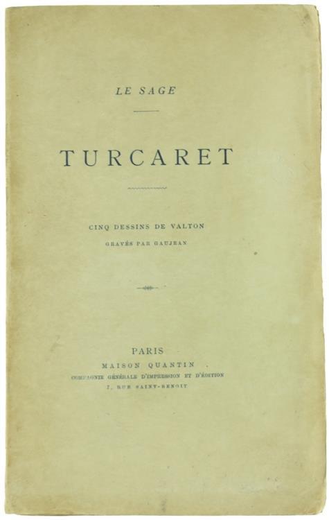 Turcaret - Le Sage - copertina