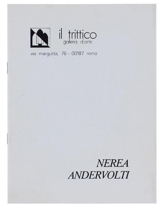 Mostra Personale Di Nerea Andervolti - Grazia Valci - copertina