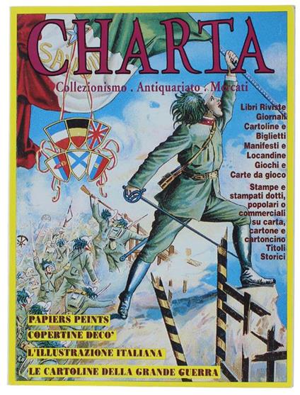 Charta. Antiquariato. Collezionismo. Mercati. N. 5 Luglio/Agosto 1993 - copertina