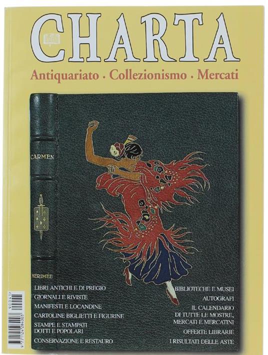 Charta. Antiquariato - Collezionismo - Mercati. N. 41 Luglio/Agosto 1999 - copertina