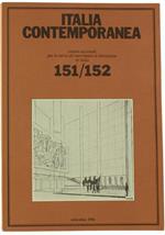 Italia Contemporanea N. 151/152. Settembre 1983