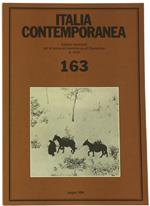 Italia Contemporanea N. 163. Giugno 1986