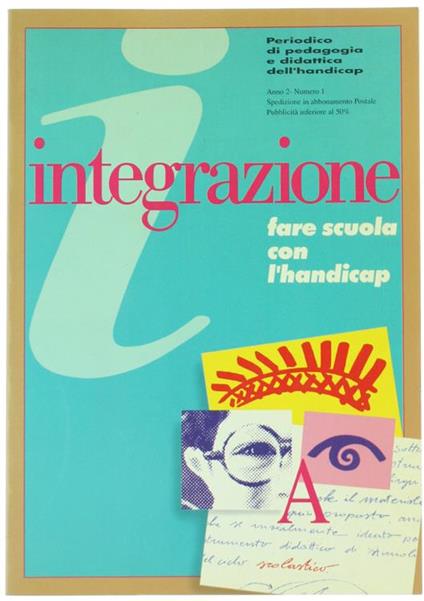 Integrazione - Fare Scuola Con L'Handicap. Anno 2 - N. 1 - copertina