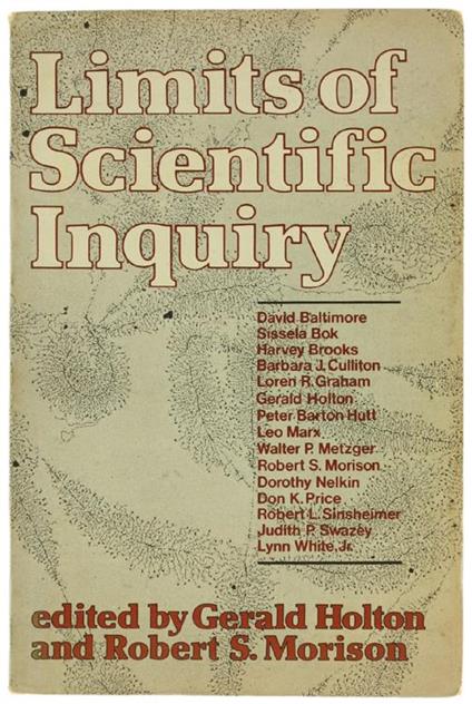 Limits Of Scientific Inquiry - Gerald Holton - copertina