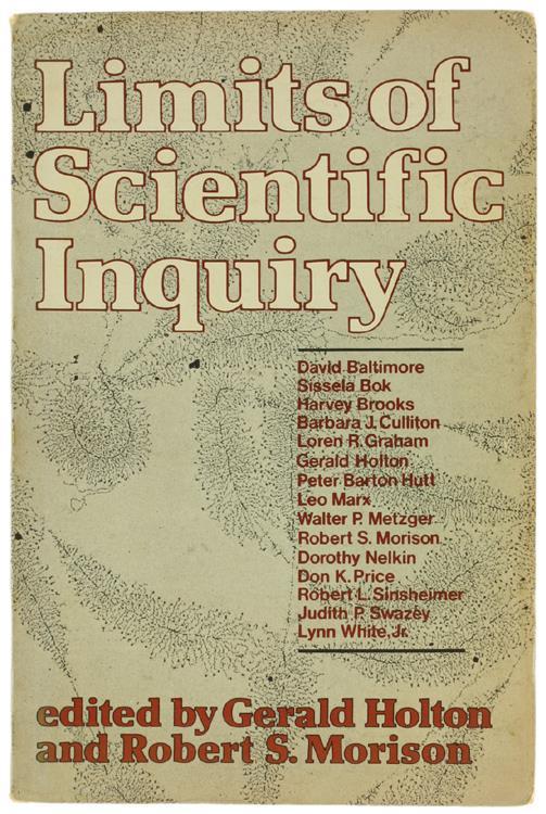 Limits Of Scientific Inquiry - Gerald Holton - copertina