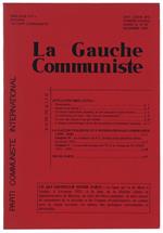 La Gauche Communiste. Année Xi N. 20. Decembre 1991