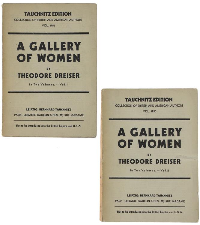 A Gallery Of Women. In Two Volumes