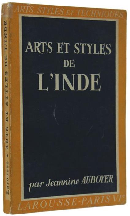Arts Et Styles De L'Inde - Jeannine Auboyer - copertina