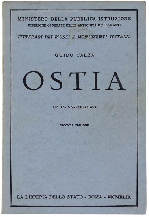 Ostia - Guido Calza - copertina