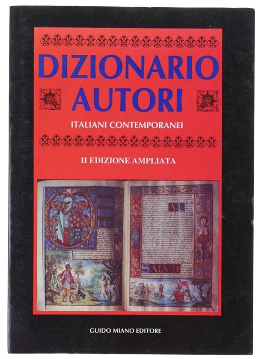 Dizionario Autori Italiani Contemporanei. Ii Edizione Ampliata - copertina