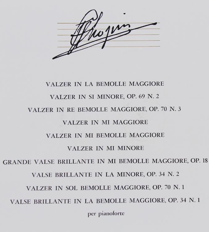Chopin Fryderyk: Le Ballate E I Valzer. Tre Dischi 33 Giri Stereo "Phonogram" + 3 Fascicoli (Fabbri - I Grandi Musicisti N. 115 - 116 - 117