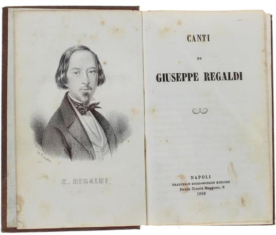 Canti - Giuseppe Regaldi - copertina