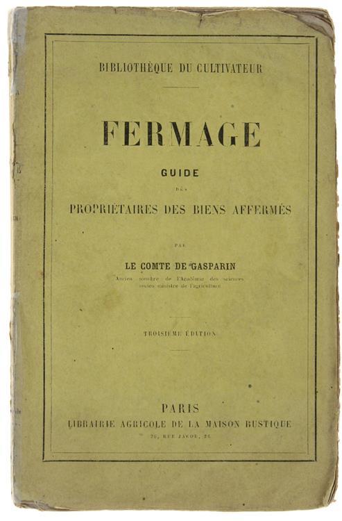 Fermage - Guide Des Propriétaire De Biens Affermés - copertina