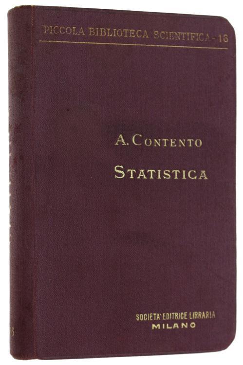 Teoria Statistica Generale e Demografica - Aldo Contento - copertina