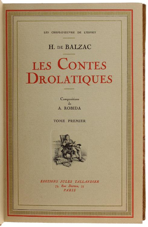 Les Contes Drolatiques - Illustratins De A. Robida
