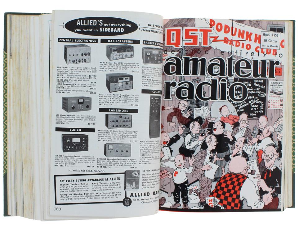 Qst - Devoted Entirely To Amateur Radio - Volume Xl- 1956 (Complete Year: 12 Issues)