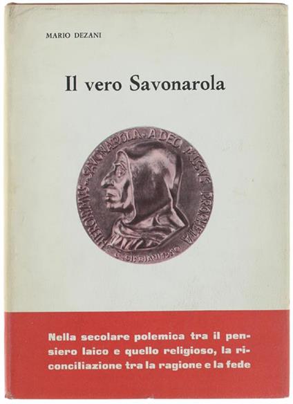 Il Vero Savonarola - Mario Dezani - copertina