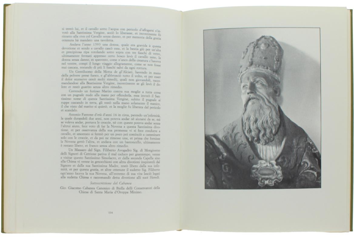 La Breve Relazione D'oropa. Con Notizie Biografiche Del Suo Autore A Cura Di Pietro Torrione. Note Di Mario Trompetto