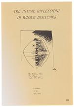 Tre Intime Riflessioni. I Libretti di Mal'Aria 358