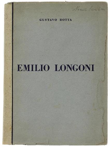 Emilio Longoni - Gustavo Botta - copertina