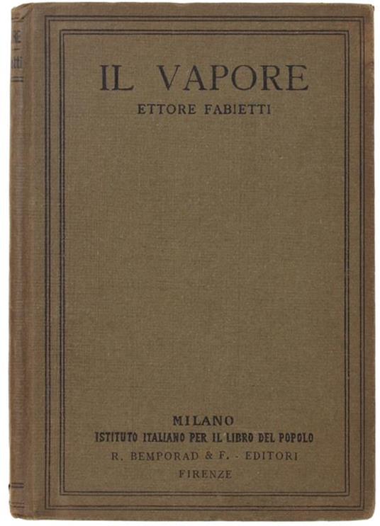 Il Vapore - Ettore Fabietti - copertina
