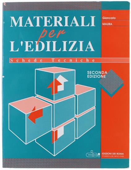 Materiali Per L'Edilizia. Schede Tecniche - copertina