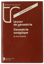 Leçons De Geometrie. Géométrie Analique