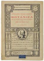 Sommario Delle Lezioni Di Botanica Per Gli Studenti Della Scuola Di Farmacia