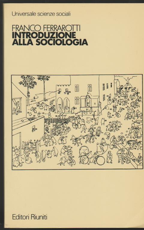 Introduzione alla sociologia - Franco Ferrarotti - copertina
