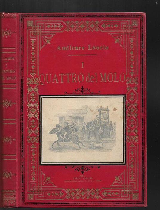 I quattro del molo Romanzo per ragazzi - Amilcare Lauria - copertina