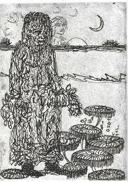 Foglietti di poesia Con un'acquaforte di Tono Zancanaro (stampa 1975) - Diego Valeri,Tono Zancanaro - copertina