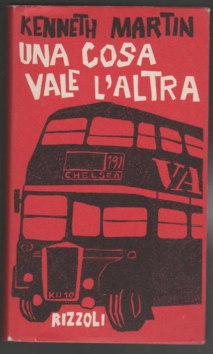 Una cosa vale l'altra - Kenneth Martin - copertina