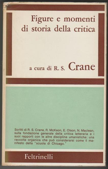 Figure e momenti di storia della critica - copertina