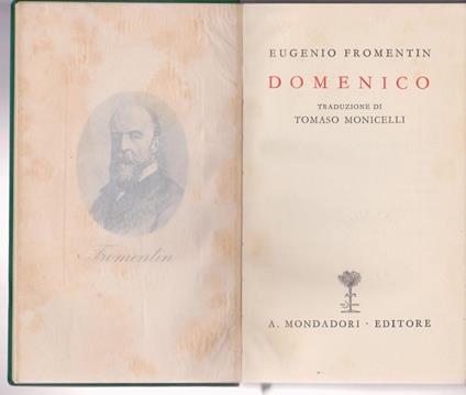 Domenico - Eugéne Fromentin - copertina