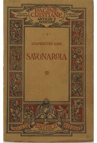 Savonarola - Girolamo Savonarola - copertina