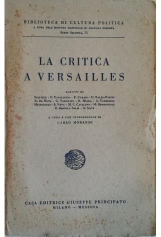 La critica a Versailles - copertina