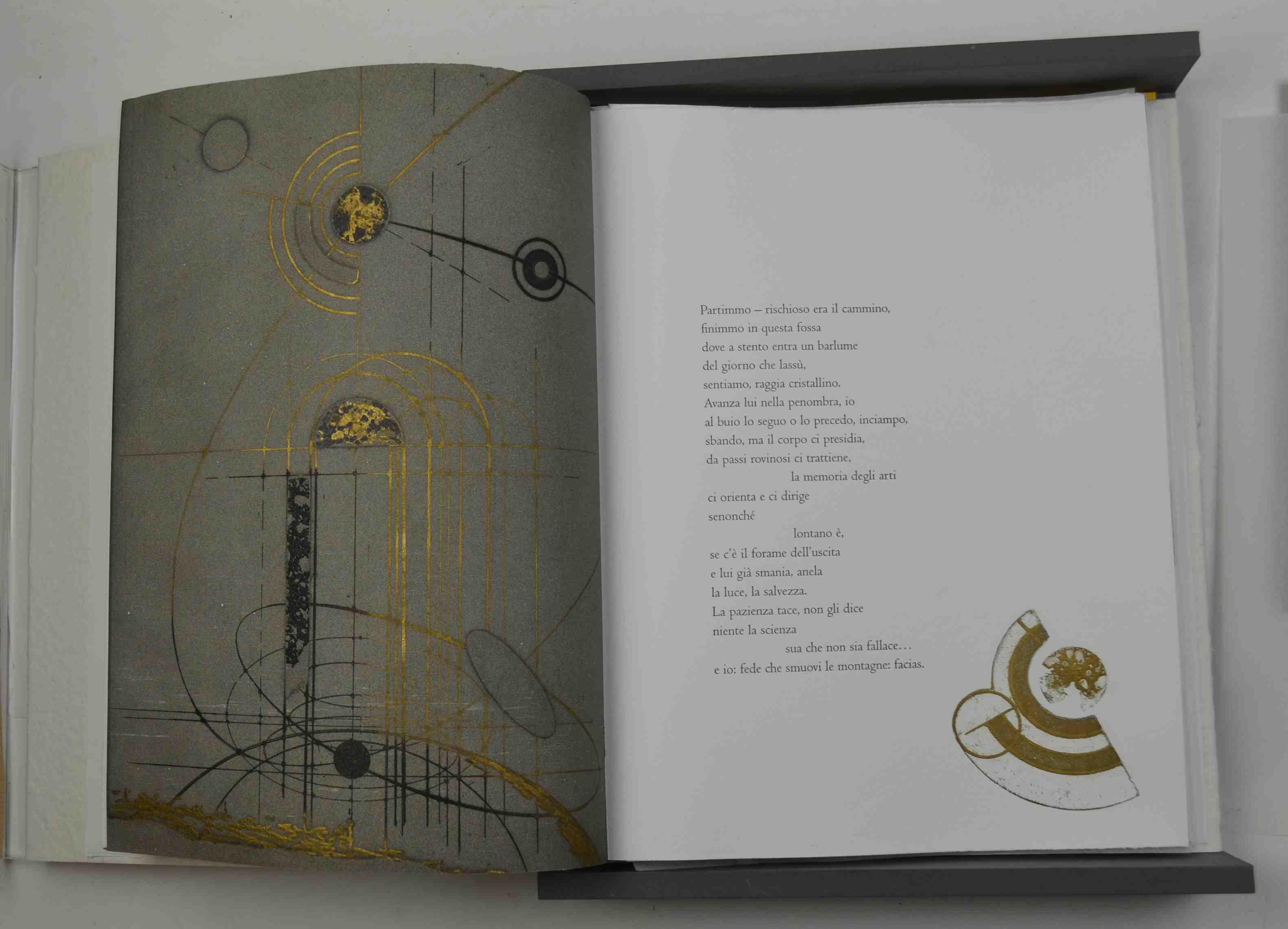 Vetrinetta Accidentale Poesie di Mario Luzi - Incisioni di Walter Valentini