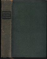 Oeuvres en prose traduites par Charles Baudelaire Texte établi et annoté par Y.-G. Le Dantec (Gallimard, 1951)