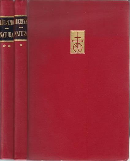 Il poema della Natura Testo latino e versione poetica di Pietro Parrella - Tito Lucrezio Caro - copertina