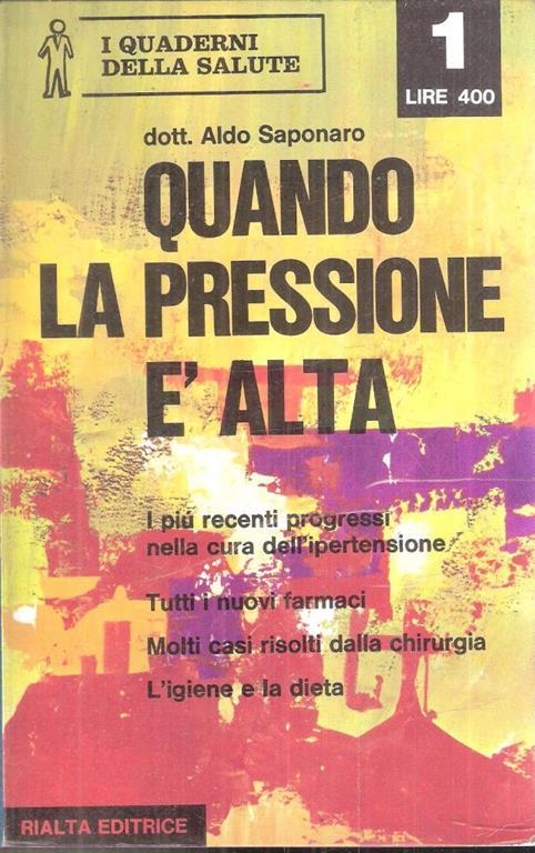 Quando La Pressione é Alta - Aldo Saponaro - copertina