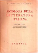 Antologia Della Letteratura Italiana Volume Terzo