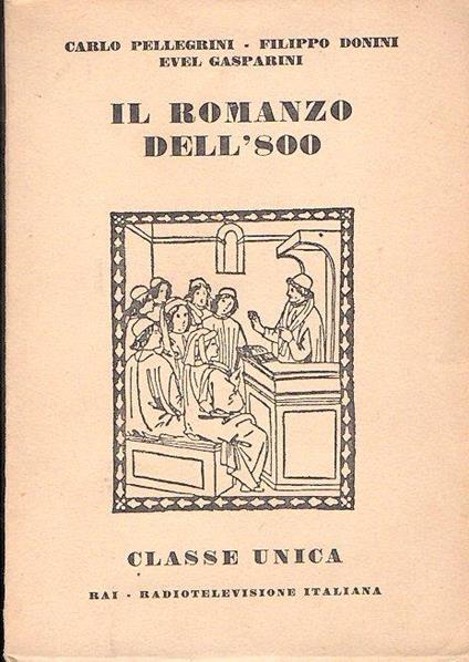 Il Romanzo Dell'800 - C. Pellegrini - copertina