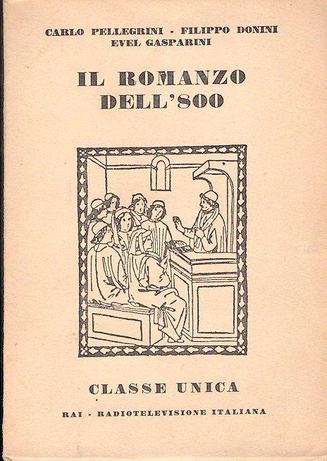 Il Romanzo Dell'800 - C. Pellegrini - copertina