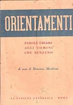Orientamenti Parole Chiare Agli Uomini Che Pensano