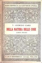 Della Natura Delle Cose Libro Primo